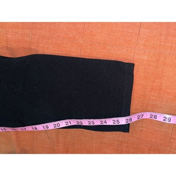 Eileen Fisher Black Petite Slim Fit Stretch Elastic Waistband Women's Pants Size - Picture 8 of 10